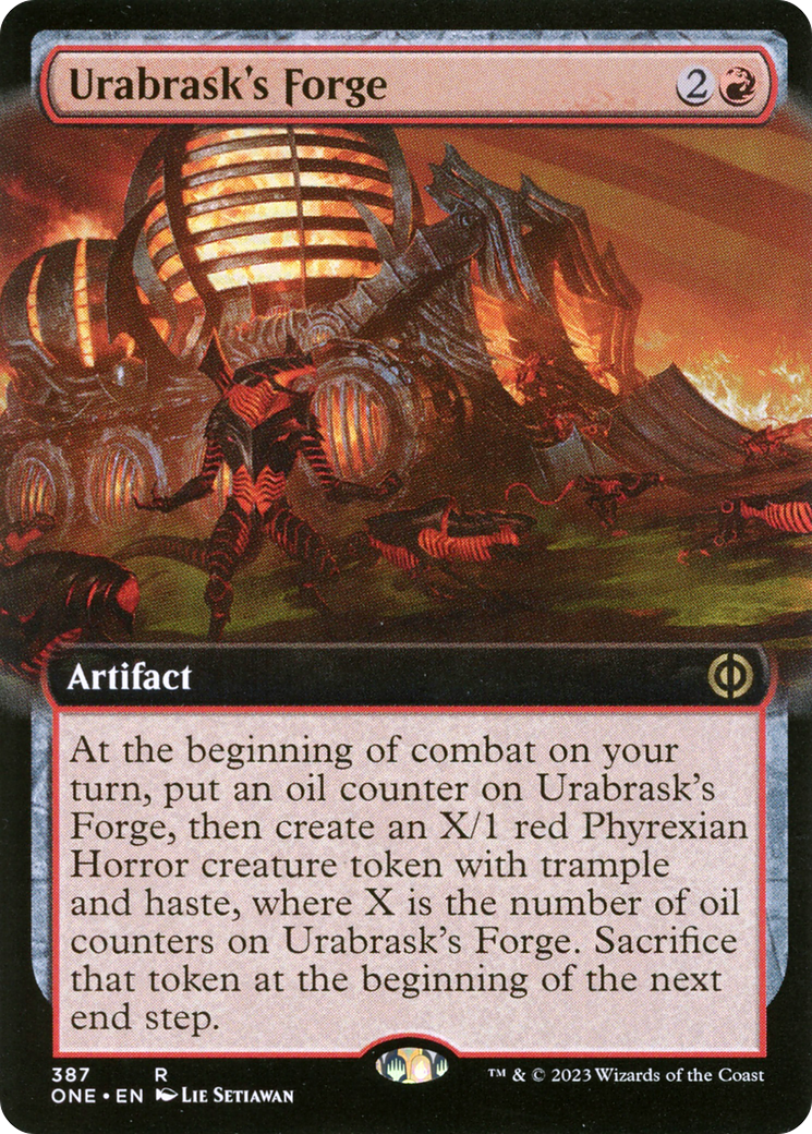 Urabrask's Forge (Extended Art) [Phyrexia: All Will Be One] | Exor Games Bridgewater