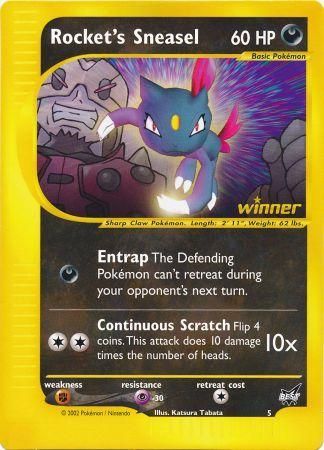 Rocket's Sneasel (5) (Jumbo Card) [Best of Promos] | Exor Games Bridgewater