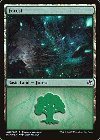 Forest - Golgari (A06) [GRN Ravnica Weekend] | Exor Games Bridgewater