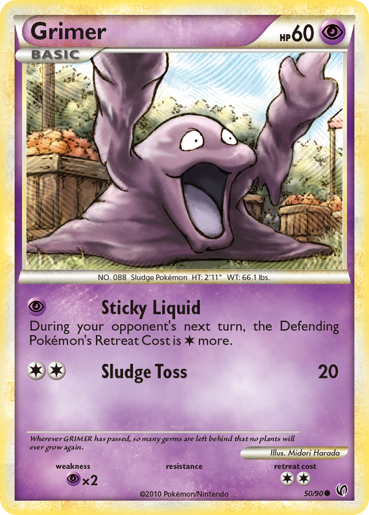 Grimer (50/90) [HeartGold & SoulSilver: Undaunted] | Exor Games Bridgewater