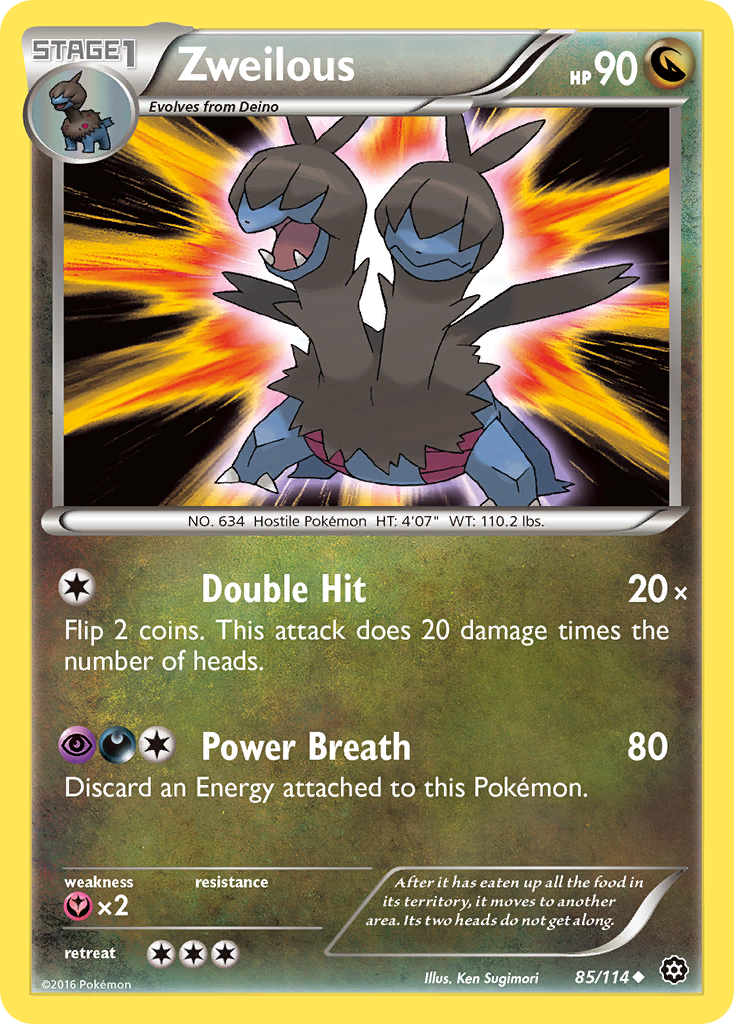 Zweilous (85/114) [XY: Steam Siege] | Exor Games Bridgewater