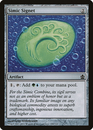 Simic Signet [Commander 2011] | Exor Games Bridgewater