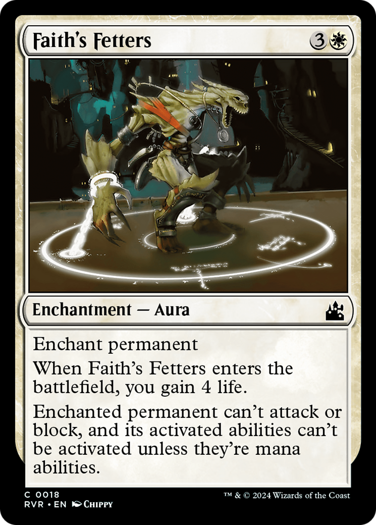 Faith's Fetters [Ravnica Remastered] | Exor Games Bridgewater