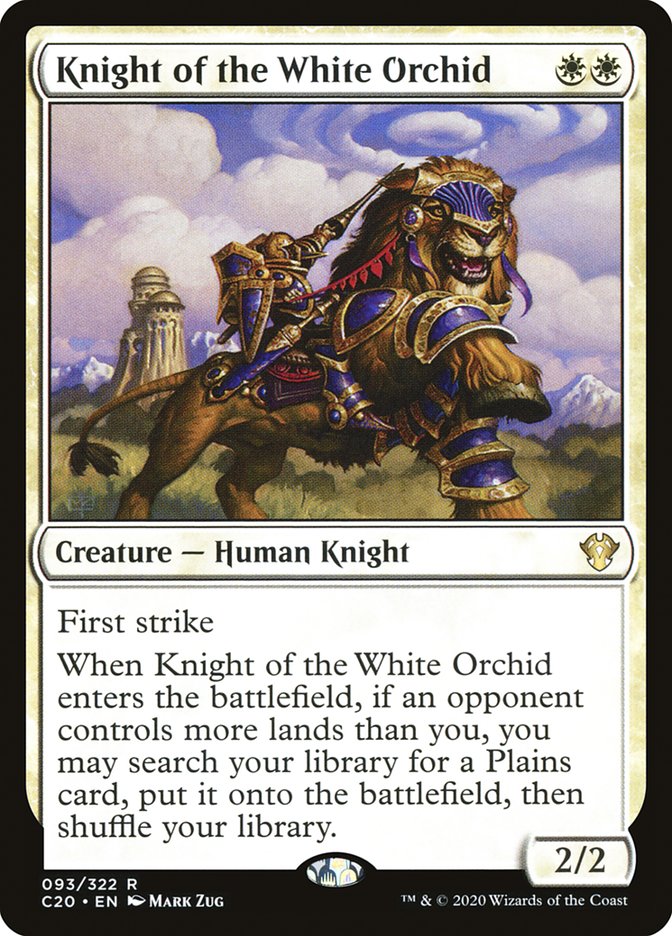 Knight of the White Orchid [Commander 2020] | Exor Games Bridgewater