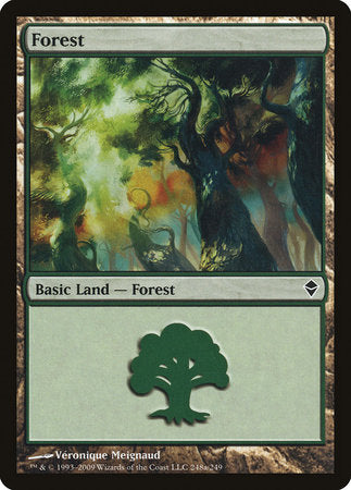 Forest (248a) [Zendikar] | Exor Games Bridgewater