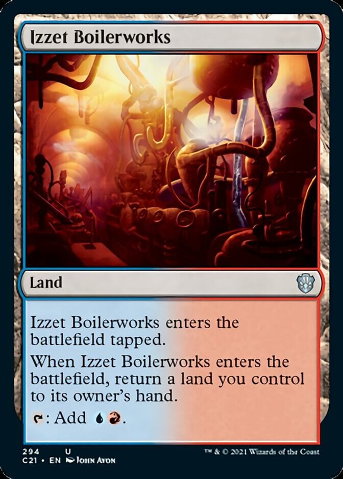 Izzet Boilerworks [Commander 2021] | Exor Games Bridgewater