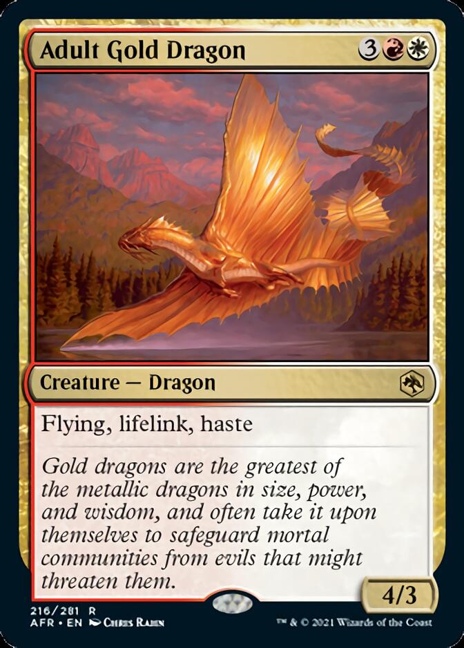 Adult Gold Dragon [Dungeons & Dragons: Adventures in the Forgotten Realms] | Exor Games Bridgewater