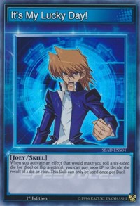 It's My Lucky Day! [SBAD-ENS04] Super Rare | Exor Games Bridgewater