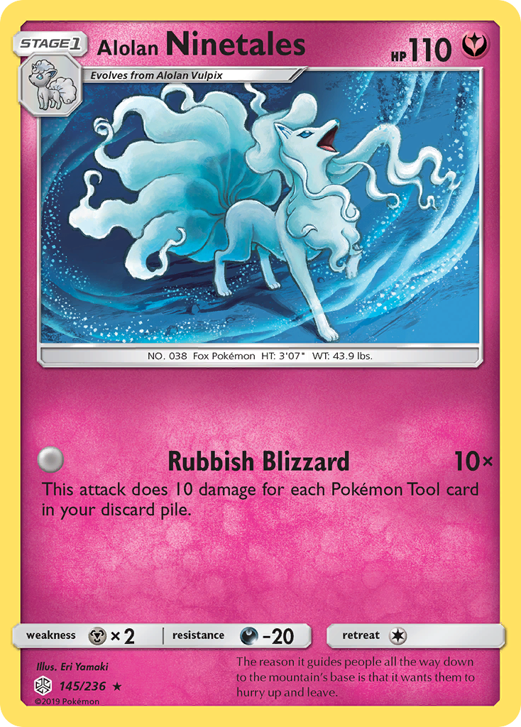 Alolan Ninetales (145/236) [Sun & Moon: Cosmic Eclipse] | Exor Games Bridgewater