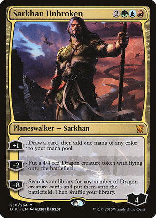 Sarkhan Unbroken [Dragons of Tarkir] | Exor Games Bridgewater