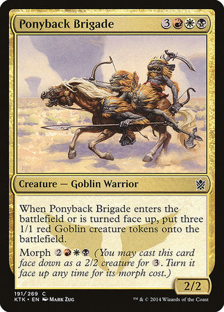 Ponyback Brigade [Khans of Tarkir] | Exor Games Bridgewater