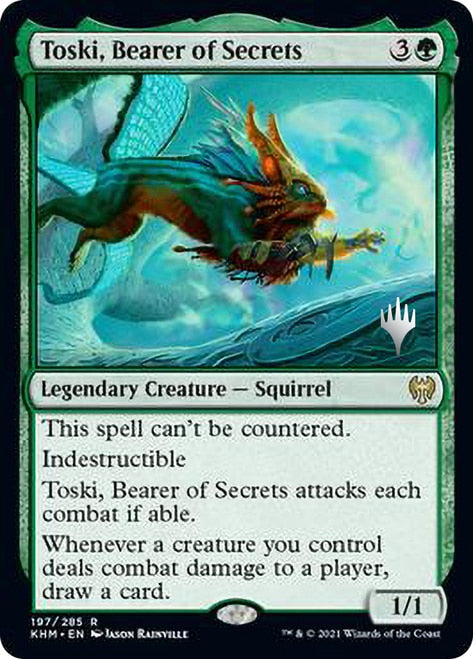 Toski, Bearer of Secrets (Promo Pack) [Kaldheim Promos] | Exor Games Bridgewater