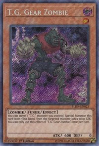 T.G. Gear Zombie [BLHR-EN023] Secret Rare | Exor Games Bridgewater