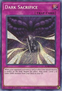 Dark Sacrifice [BLHR-EN056] Secret Rare | Exor Games Bridgewater