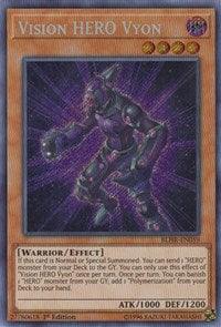 Vision HERO Vyon [BLHR-EN059] Secret Rare | Exor Games Bridgewater