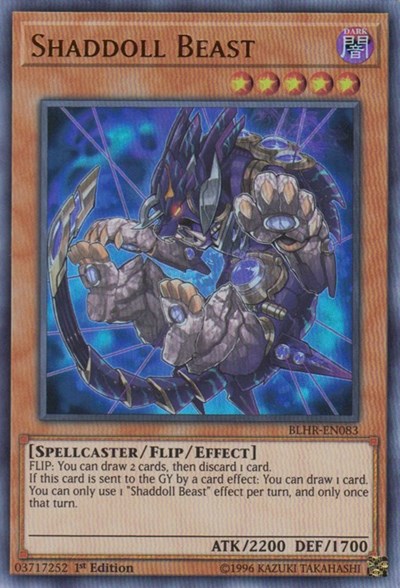 Shaddoll Beast [BLHR-EN083] Ultra Rare | Exor Games Bridgewater