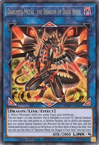 Darkness Metal, the Dragon of Dark Steel [JUMP-EN087] Ultra Rare | Exor Games Bridgewater