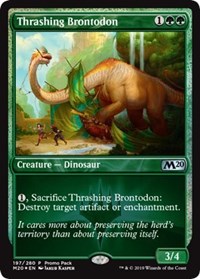 Thrashing Brontodon [Promo Pack: Core Set 2020] | Exor Games Bridgewater