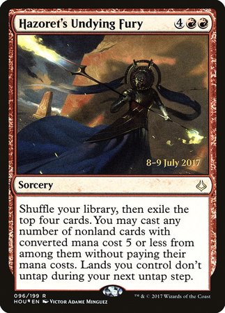 Hazoret's Undying Fury [Hour of Devastation Promos] | Exor Games Bridgewater