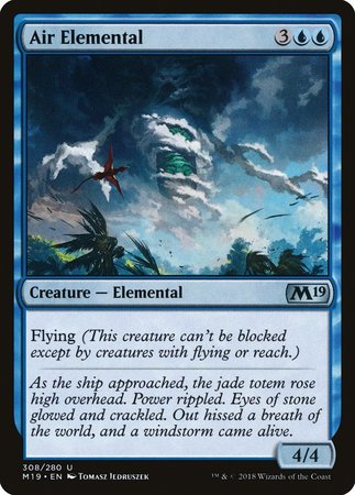 Air Elemental [Core Set 2019] | Exor Games Bridgewater