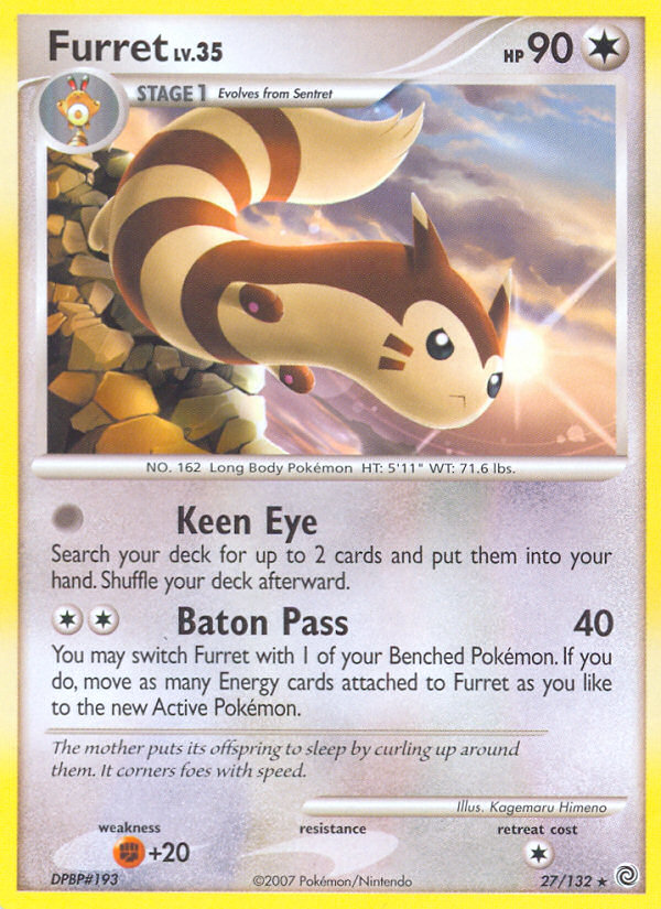 Furret (27/132) [Diamond & Pearl: Secret Wonders] | Exor Games Bridgewater