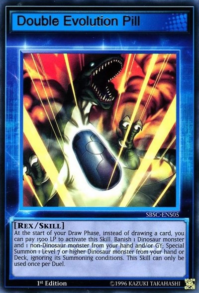 Double Evolution Pill (Skill Card) [SBSC-ENS05] Ultra Rare | Exor Games Bridgewater