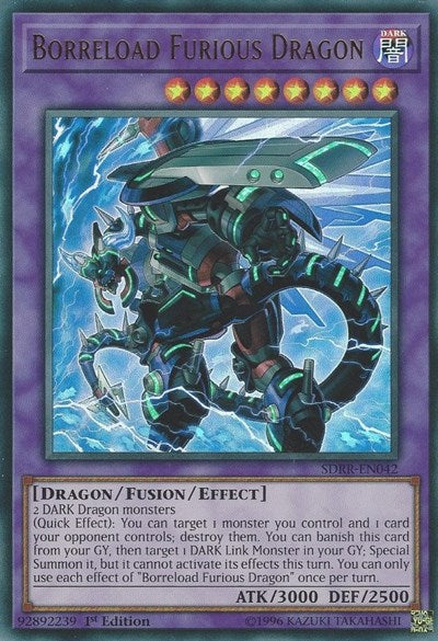 Borreload Furious Dragon [SDRR-EN042] Ultra Rare | Exor Games Bridgewater