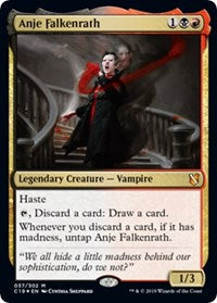 Anje Falkenrath (Commander 2019) [Oversize Cards] | Exor Games Bridgewater