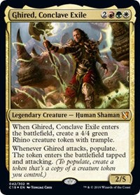 Ghired, Conclave Exile (Commander 2019) [Oversize Cards] | Exor Games Bridgewater