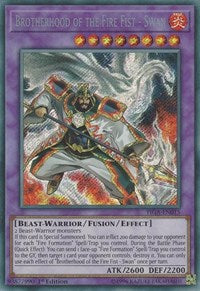 Brotherhood of the Fire Fist - Swan [FIGA-EN015] Secret Rare | Exor Games Bridgewater