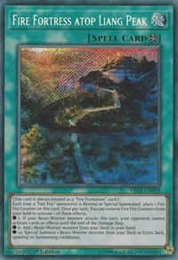 Fire Fortress atop Liang Peak [FIGA-EN018] Secret Rare | Exor Games Bridgewater