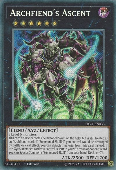 Archfiend's Ascent [FIGA-EN033] Secret Rare | Exor Games Bridgewater