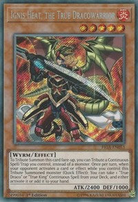 Ignis Heat, the True Dracowarrior [FIGA-EN053] Secret Rare | Exor Games Bridgewater