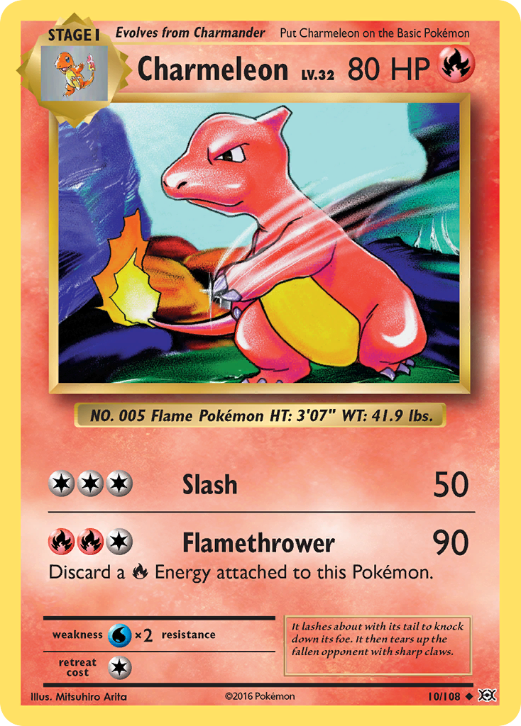 Charmeleon (10/108) [XY: Evolutions] | Exor Games Bridgewater