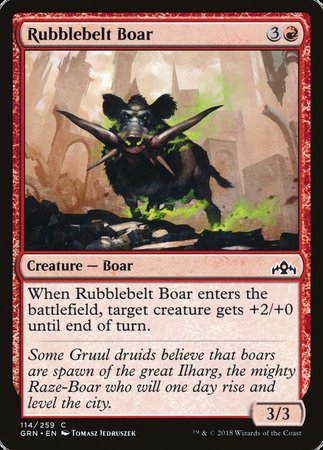 Rubblebelt Boar [Guilds of Ravnica] | Exor Games Bridgewater