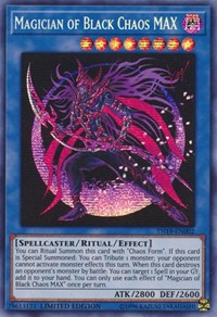 Magician of Black Chaos MAX [TN19-EN002] Prismatic Secret Rare | Exor Games Bridgewater