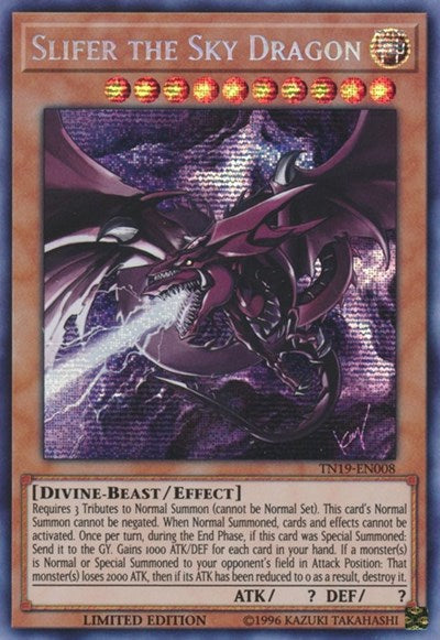 Slifer the Sky Dragon [TN19-EN008] Prismatic Secret Rare | Exor Games Bridgewater