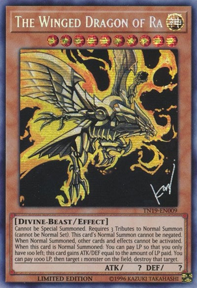 The Winged Dragon of Ra [TN19-EN009] Prismatic Secret Rare | Exor Games Bridgewater