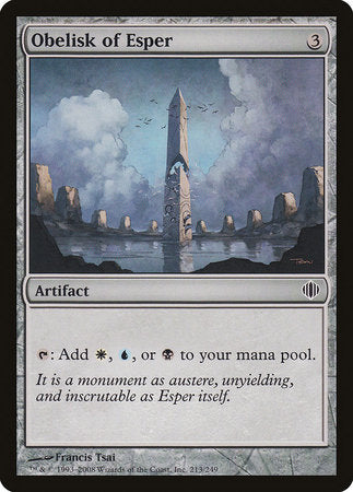 Obelisk of Esper [Shards of Alara] | Exor Games Bridgewater