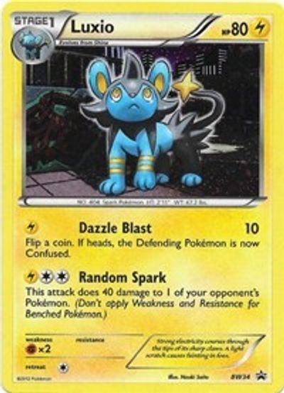 Luxio (BW34) (Cosmos Holo) [Black & White: Black Star Promos] | Exor Games Bridgewater