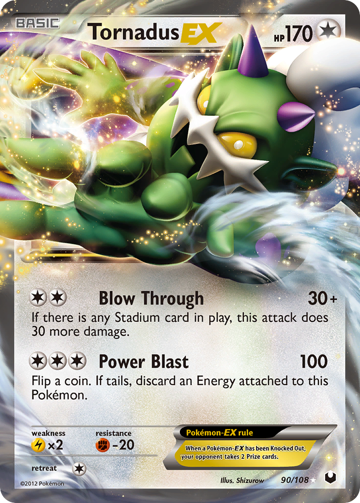 Tornadus EX (90/108) [Black & White: Dark Explorers] | Exor Games Bridgewater