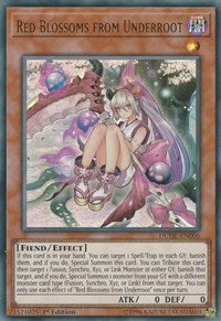 Red Blossoms from Underroot [DUDE-EN006] Ultra Rare | Exor Games Bridgewater