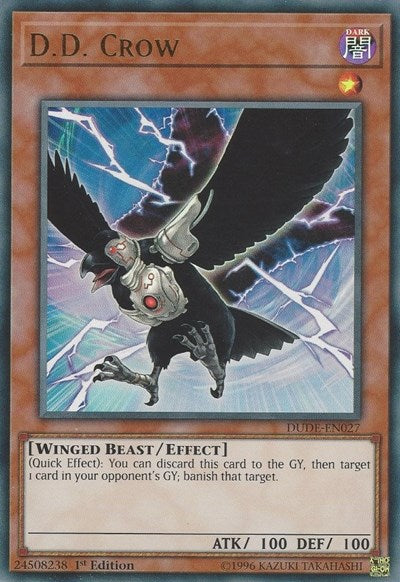 D.D. Crow [DUDE-EN027] Ultra Rare | Exor Games Bridgewater