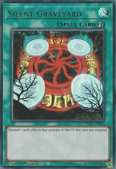Silent Graveyard [DUDE-EN042] Ultra Rare | Exor Games Bridgewater