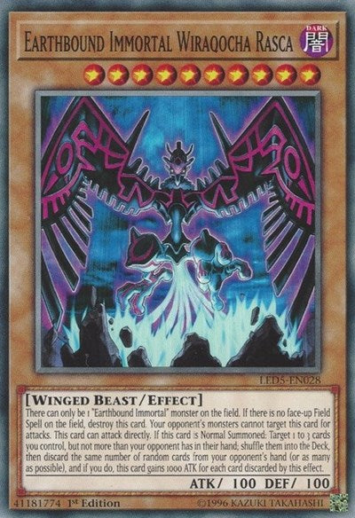Earthbound Immortal Wiraqocha Rasca [LED5-EN028] Common | Exor Games Bridgewater
