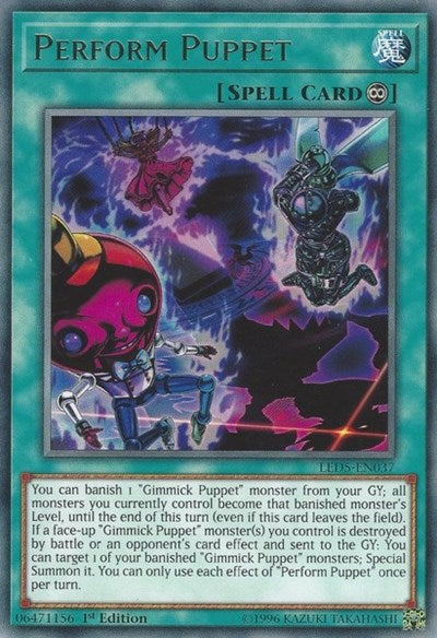 Perform Puppet [LED5-EN037] Rare | Exor Games Bridgewater