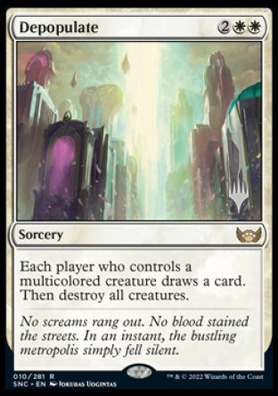 Depopulate (Promo Pack) [Streets of New Capenna Promos] | Exor Games Bridgewater