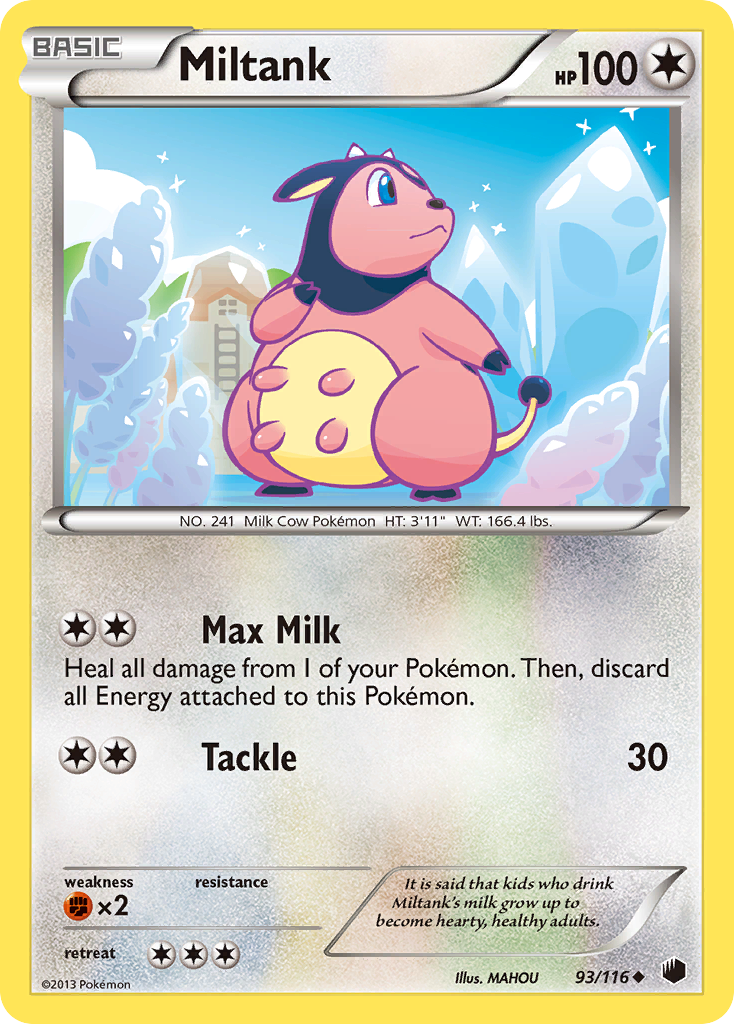 Miltank (93/116) [Black & White: Plasma Freeze] | Exor Games Bridgewater