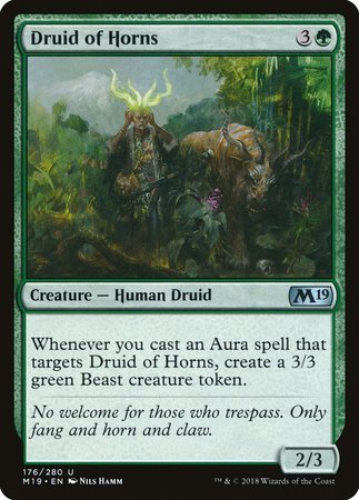 Druid of Horns [Core Set 2019] | Exor Games Bridgewater