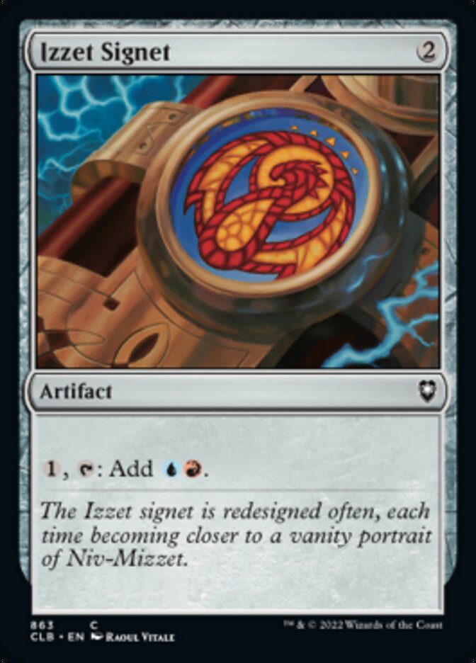 Izzet Signet [Commander Legends: Battle for Baldur's Gate] | Exor Games Bridgewater